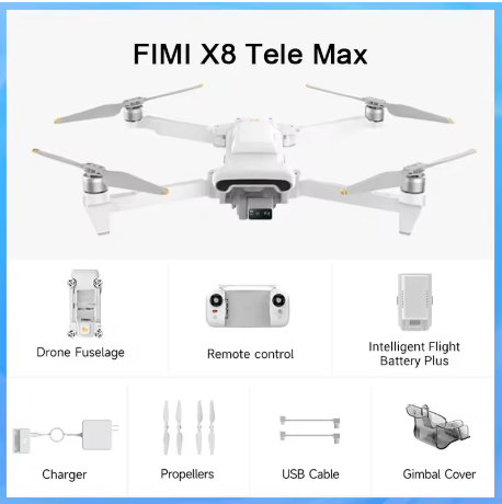 FIMI X8 TELE MAX Combo / No Combo / Gimbal de 3 ejes 4K HDR 48MP 30x FIMI X8 TELE MAX Combo / No Combo / Gimbal de 3 ejes 4K HDR 48MP 30x